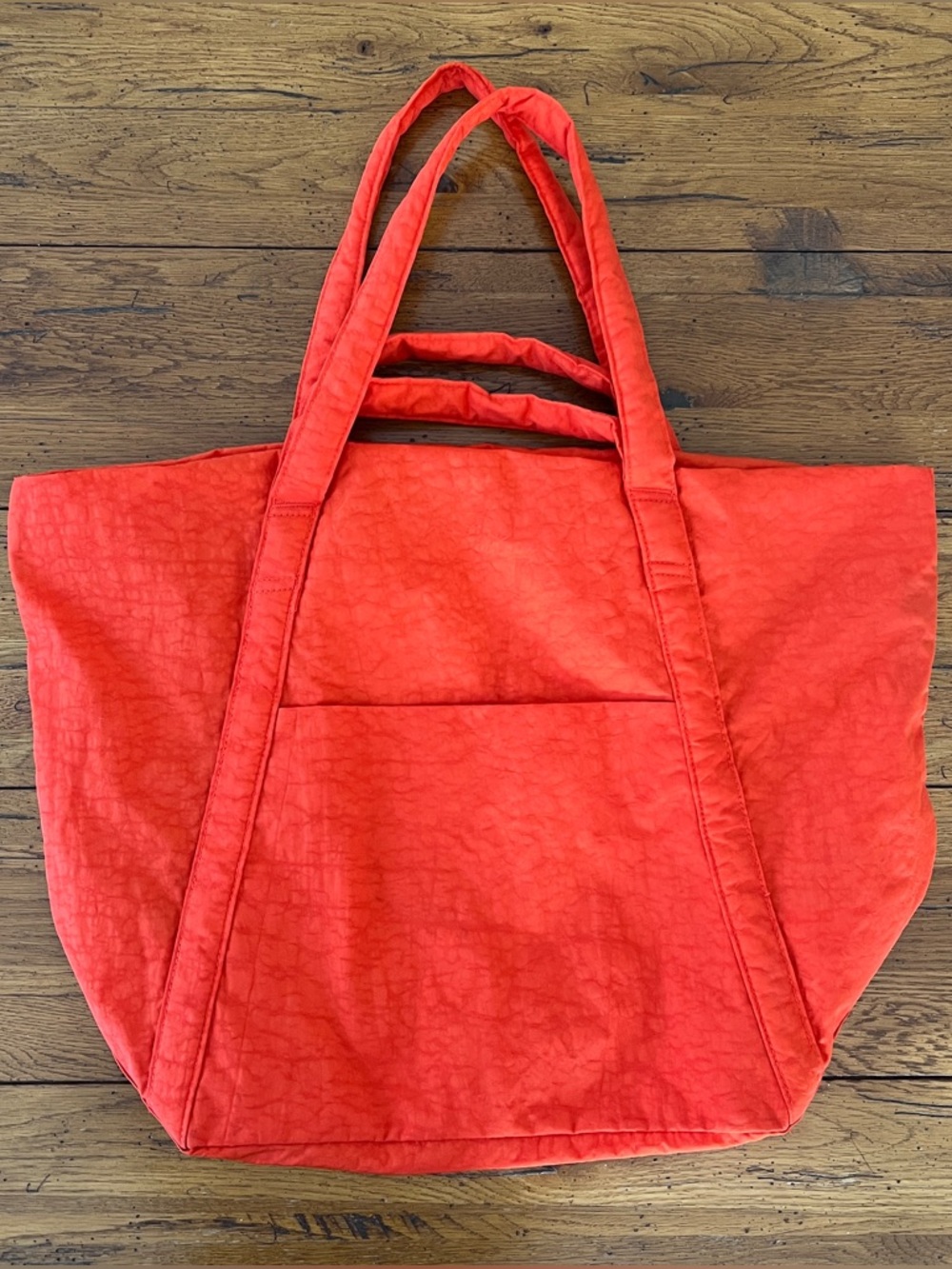 Baggu Travel Cloud Bag Tomato Red Packable Tote